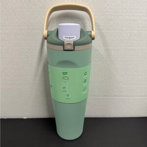 Green Thermos with Handle